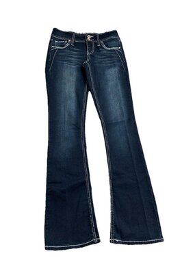 Hydraulic Women's Lola Curvy Slim Boot Cut Dark Wash Jeans Size 5/6